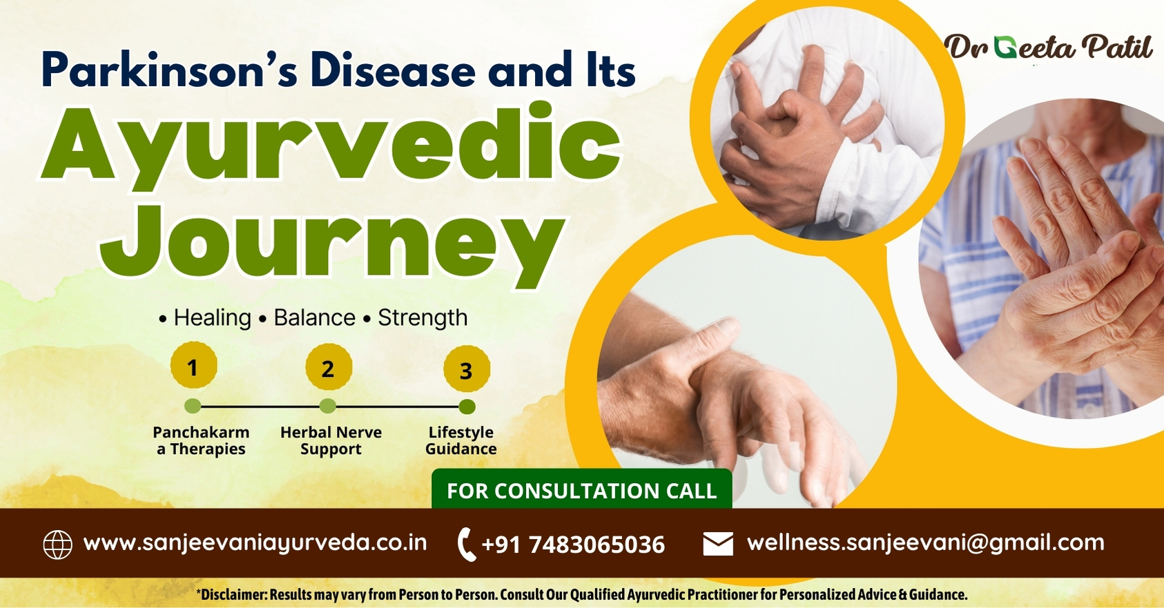 Parkinsons ayurvedic treatment in jp nagar bangalore